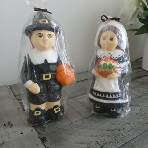 Thanksgiving Pilgrim Candles